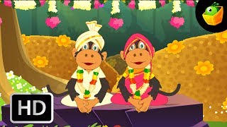 Kurangu Kalyanam  Chellame Chellam  Tamil Rhymes For Kutties [upl. by Anekam400]