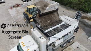 Aggregate Bin Screen for Volumetric Concrete Mixers [upl. by Jacquette5]