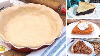 How to Make The BEST Pie Crust 😍 Flaky Golden amp Buttery piecrust [upl. by Eilloh]