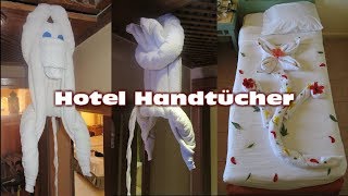 Hotelhandtücher falten Handtücher im Hotel Handtuch falten Fold A Towel variety of towel designs [upl. by Hirschfeld]