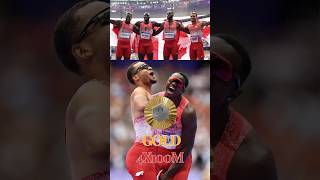 🏅🇨🇦 Canada Wins GOLD in 4x100m Relay 🏃‍♂️🔥  Paris Olympics 2024 [upl. by Strang]