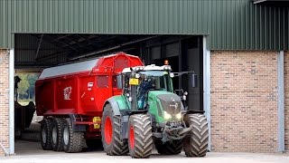 Harvesting Potatoes  2x AVR Puma 3  FENDT 939 amp 828 tractors  vd Borne Aardappels [upl. by Fiester]