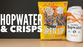 Siren Sparkling HopWater Review  Beavertown Open Up Cheese amp Jalapeño Crisps Review [upl. by Lavine]