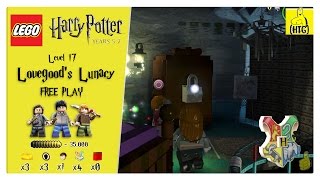 Lego Harry Potter Years 57 Lvl 17  Lovegoods Lunacy FREE PLAY All Collectibles  HTG [upl. by Wainwright]