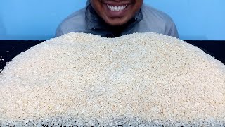 HARD RAW RICE EATING CHALLENGE  RAW RICE ASMR  HARD RAW RICE EATING SHOW  HARD RAW FOOD EATING [upl. by Htidirrem37]