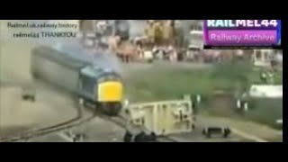 46009 on BBC News with the Nuclear Flask Train Crash Test 1984 Scientists proving the safety [upl. by Icak]