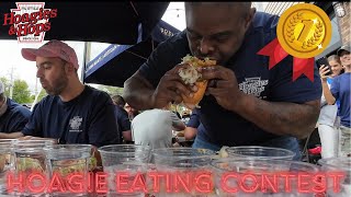 HOAGIE EATING CONTEST  Hoagies amp Hops  2024 [upl. by Enayr188]