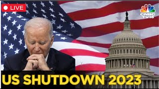 LIVE US Shutdown 2023  US On Brink Of Govt Shutdown  Joe Biden  US Shutdown  IN18L  USA News [upl. by Magulac]