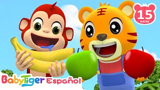 Manzanas Y Bananas  Recopilación de Canciones Infantiles en Español BabyTiger Canciones Infantiles [upl. by Irallih]