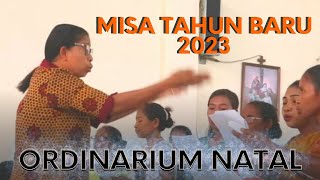 LUAR BIASA Koor Misa Tahun Baru 2023  ORDINARIUM NATAL C PUSTARDOS [upl. by Iahs]