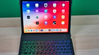 RGB Backlit Keyboard For iPad Pro 11quot  Inateck Keyboard Case Review [upl. by Zertnom]