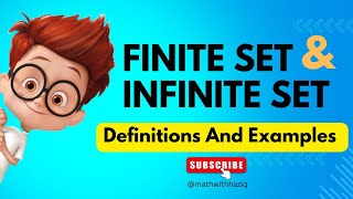 Finite and Infinite Set  concept of finite and Infinite Sets in Mathematics maths mathematics [upl. by Nnyled]