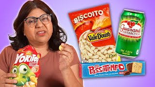 Mexican Moms Try Brazilian Snacks [upl. by Ynohtona]