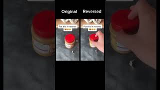 Original vs Reverse jstplayz shorts reversevideo original peanutbutter views [upl. by Stefania849]