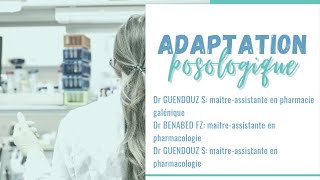 Adaptation Posologique des médicaments [upl. by Chapland]