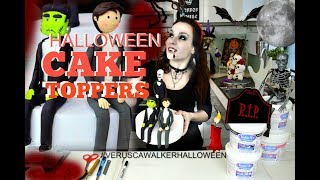 HALLOWEEN THEMED FONDANT GROOM FIGURINE CAKE TOPPER  PART 2   BY VERUSCA WALKER [upl. by Torto363]