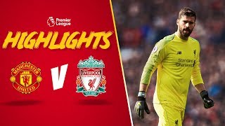 Alisson save helps Reds go top  Man United 00 Liverpool  Highlights [upl. by Bor]