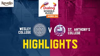 HIGHLIGHTS  Wesley College vs St Anthonys College  Dialog Schools Rugby League 2023 [upl. by Adirem]