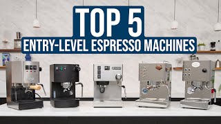 Top 5 Favorite Premium EntryLevel Espresso Machines of 2021 [upl. by Dnalon]