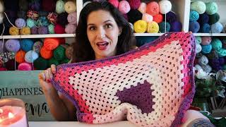 Crochet a Baby Blanket  Big Granny Square with Border Fast and Easy for Beginners [upl. by Angeline]