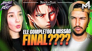 Apenas um react  Levi  Capitão  M4rkim Shingeki no Kyojin [upl. by Ehtyaf923]