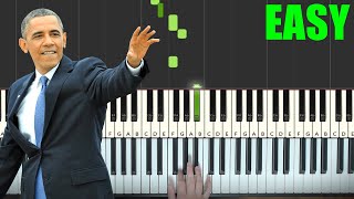 Blueface  Obama ft DaBaby Piano Tutorial Lesson [upl. by Fital]