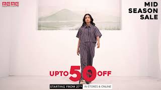 MID SEASON SALE  Upto 50 Off LIVE NOW bigsavings sale trendingnow shorts GeyourMEMEon [upl. by Kasevich149]