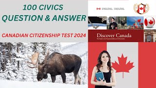 Important Questions amp Answers for Canadian Citizenship Test 2024 [upl. by Nlyak973]