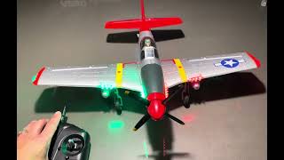 UNBOXING “NEW” XK A280 P51 MUSTANG RC FIGHTER PLANE [upl. by Nomrah511]