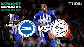 Brighton vs Ajax  HIGHLIGHTS  UEFA Europa League 202324  TUDN [upl. by Rhynd]