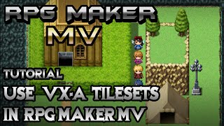 RPG Maker MV Tutorial Use VX Tilesets in MV [upl. by Suitangi]