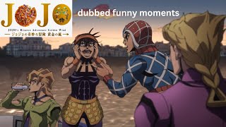 Golden Wind dubbed moments that make me Muda Muda JJBA Part 5 Dub [upl. by Auginahs26]