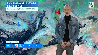 Halverwege komende week begint de astronomische lente temperatuur gaat komende dagen omhoog [upl. by Princess]