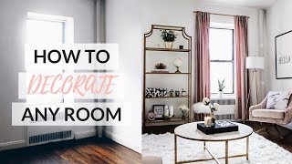 HOW TO DECORATE ANY ROOM  Easy Step By Step Guide [upl. by Fianna847]