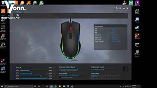 Onn Gaming Mouse Software Walkthrough [upl. by Esilana]