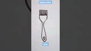 drawing basting brushkitchen utensils [upl. by Leese]