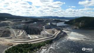 Muskrat Falls Hydroelectric Generating Facility August 2016 [upl. by Hedvah]