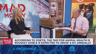 Zoetis CEO Kristin Peck sits down with Jim Cramer [upl. by Llen743]