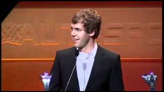 Vettel Autosport Driver 2011 Award Speech [upl. by Htebazila]