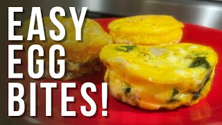 Easy Homemade Egg Bites Simple Breakfast Recipe [upl. by Kassey]