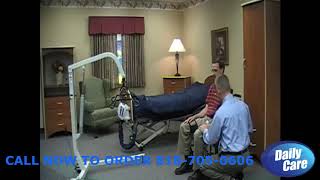 Hoyer HML400 Patient Lift Training Video Daily Care Inc [upl. by Isoj798]