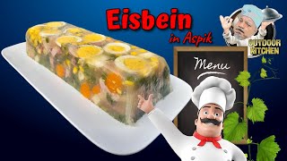 Eisbein in Aspik Malerische Sülze selber machen mit diesem Rezept [upl. by Ennayar266]