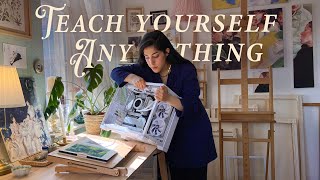 Teach yourself Anything 🧙🏻 Building a PC Watercolor Painting amp Museum Visit ⭐ Cozy Art Vlog [upl. by Philander]