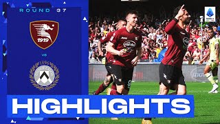 SalernitanaUdinese 32  A 96th Minute Winner in Salerno Goals amp Highlights  Serie A 202223 [upl. by Yehc]