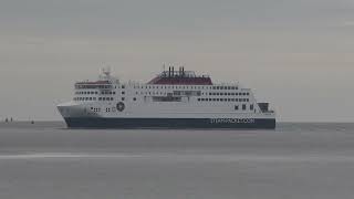 Manxman arriving at Heysham 261123 [upl. by Mosera]