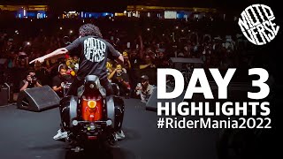 Royal Enfield Rider Mania 2022  Day 3 Highlights [upl. by Milburn]