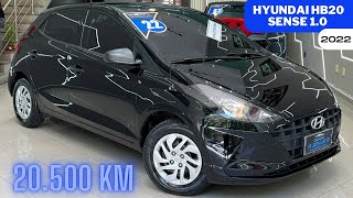 Hyundai HB20 Sense 10 manual 2022 4fmotors BAIXO KM [upl. by Zimmerman362]