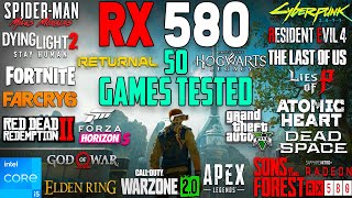 RX 580 Test in 50 Games in 2023  Epic Gaming Performance [upl. by Ribal]