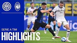 INTER 22 ATALANTA  HIGHLIGHTS  SERIE A 2122  A spectacular draw in a topsyturvy encounter 👏⚽⚫🔵 [upl. by Finnegan]