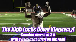 Camden 30 Kingsway 0  HS Football  Week 1 Highlights  Christian Braxton 2 TDs [upl. by Merriman880]